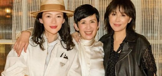 嘉玲和子怡在戛纳聚会，君如也来了，三位女神搭肩自拍，超美！缩略图